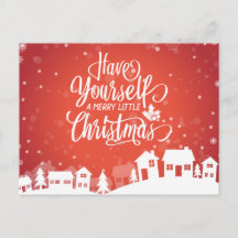 Heb jezelf een prettige kerst | BRIEFKAART