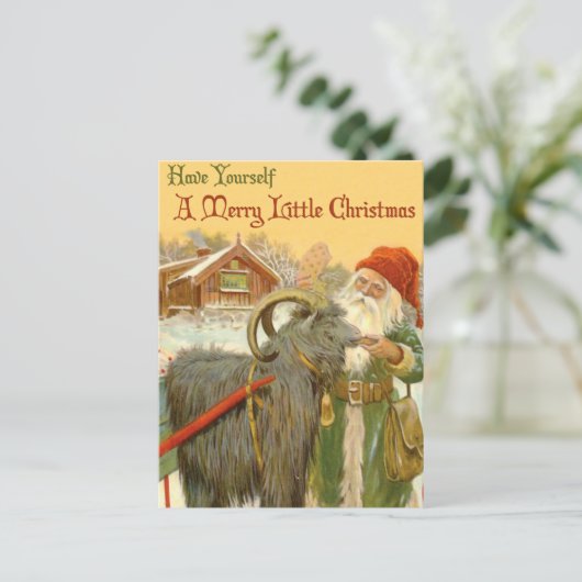 Heb jezelf een prettige kerst briefkaart (Staand voorkant)