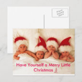 Heb jezelf een prettige kerst feestdagenkaart (Voorkant / Achterkant)