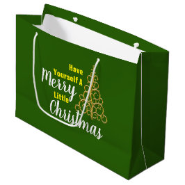 Heb jezelf een prettige kerst groot cadeauzakje
