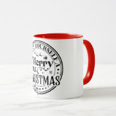Heb jezelf een prettige kerst mok (Voorkant rechts)