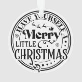 Heb jezelf een prettige kerst ornament (achterkant)