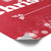 Heb jezelf een prettige kerst poster (Hoek)