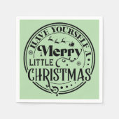 Heb jezelf een prettige kerst servet (Voorkant)