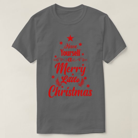 Heb jezelf een prettige kerst t-shirt (Design voorkant)