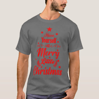 Heb jezelf een prettige kerst t-shirt