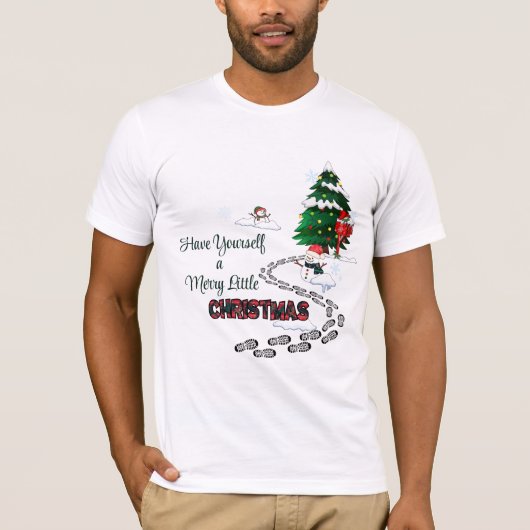Heb jezelf een prettige kerst t-shirt (Voorkant)