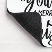 Heb jezelf een prettige kerstfeestdag muismat (Hoek)