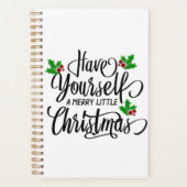 Heb jezelf een prettige kerstfeestdag planner (Voorkant)