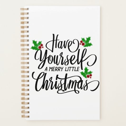 Heb jezelf een prettige kerstfeestdag planner (Voorkant)