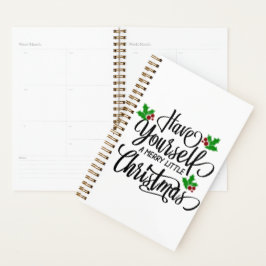 Heb jezelf een prettige kerstfeestdag planner