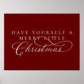 Heb jezelf een prettige kerstfeestdag poster (Voorkant)