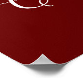 Heb jezelf een prettige kerstfeestdag poster (Hoek)