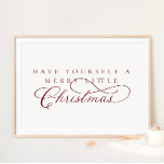 Heb jezelf een prettige kerstfeestdag poster<br><div class="desc">We voegen altijd dagelijks nieuwe design toe!</div>