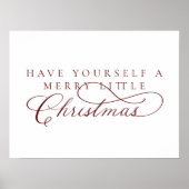 Heb jezelf een prettige kerstfeestdag poster (Voorkant)
