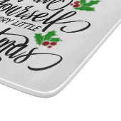 Heb jezelf een prettige kerstfeestdag snijplank (Hoek)