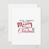 Heb jezelf een prettige kerstKaart (Voorkant / Achterkant)