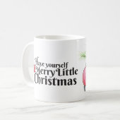 Heb jezelf een prettige kerstmuis koffiemok (Voorkant links)