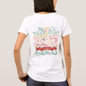 Heb jezelf een prettige kersttypografie t-shirt (Achterkant)