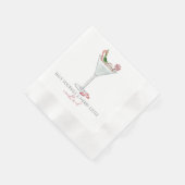 Heb jezelf een prettige kleine cocktailkerst servet (Hoek)