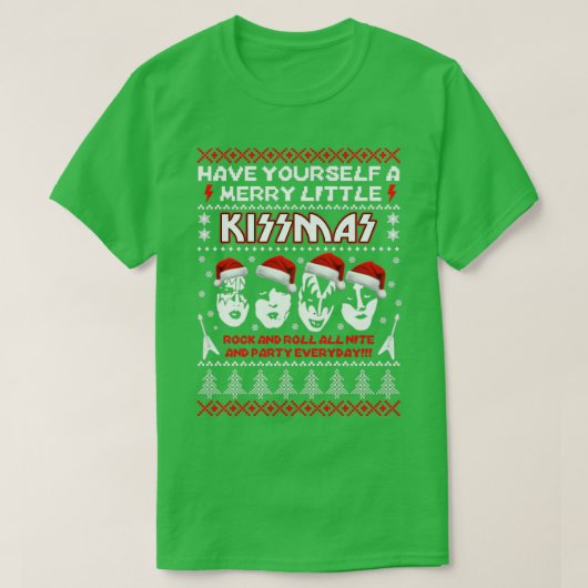 Heb jezelf een prettige kleine kissmas t-shirt (Design voorkant)