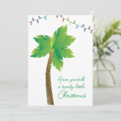 Heb jezelf een snoepje kerst kaart (Staand voorkant)