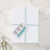 Heb jezelf een vrolijk kerstfeest cadeaulabel (Met Touw)