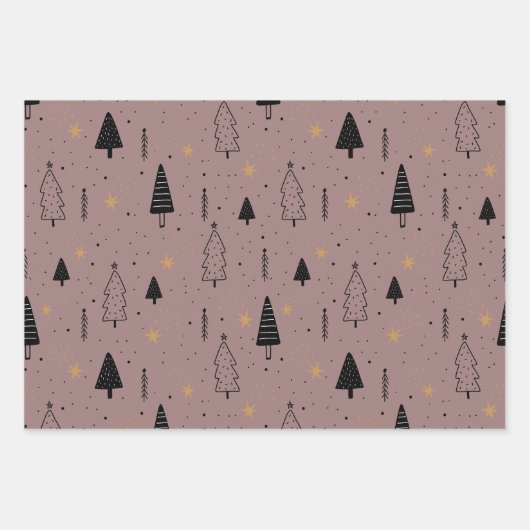 Heb jezelf een vrolijk kerstfeest inpakpapier vel (Voorkant 3)