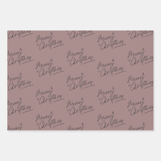 Heb jezelf een vrolijk kerstfeest inpakpapier vel (Voorkant 2)