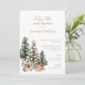 Heb jezelf een vrolijk klein Baby shower Kaart (Staand voorkant)