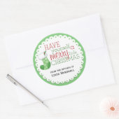 Heb jezelf een vrolijk klein Kerst sticker (Envelop)