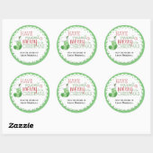 Heb jezelf een vrolijk klein Kerst sticker (Vel)