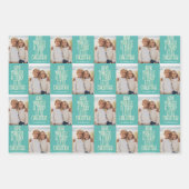 Heb jezelf een vrolijke kerst 1 foto grillig inpakpapier vel (Voorkant 2)