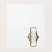 Heb jezelf een vrolijke kerst gevouwen Kaart (Binnenkant ongevouwen)