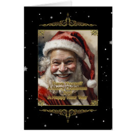 Heb jezelf een vrolijke kerst gevouwen Kaart