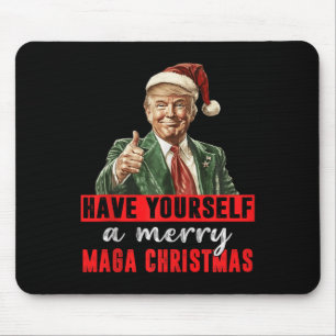 Heb jezelf een vrolijke kerst grappige Trump Chris Muismat