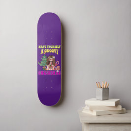HEB JULLIE EEN GROOVY CHRISTMAS grappig 70-stijl Persoonlijk Skateboard