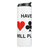 Heb Kaarten Brug Vier Kaarten Reeksen zullen spele Thermosbeker (Gedraaid links)