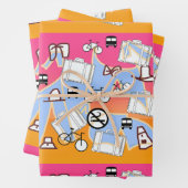 Heb koffer zal reizen inpakpapier vel (In situ)