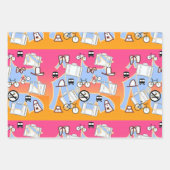 Heb koffer zal reizen inpakpapier vel (Voorkant)