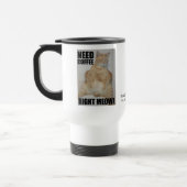 HEB KOFFIE NOODZAKELIJK. Manx Cat Sitting Funny Reisbeker (Links)