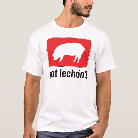 Heb Lechon - Red T-shirt (Voorkant)