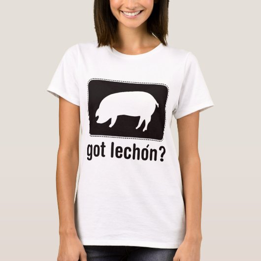 Heb Lechon - Zwart T-shirt (Voorkant)