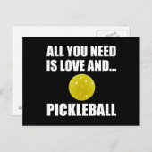 Heb liefde en Pickleball nodig Briefkaart (Voorkant / Achterkant)