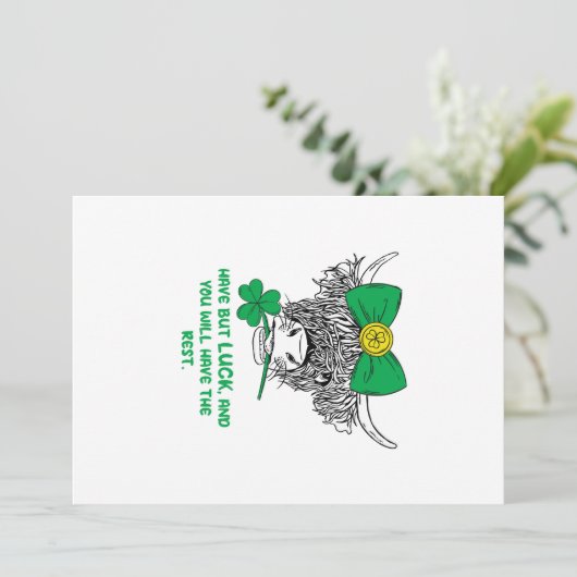 Heb maar geluk en je hebt de rest. save the date (Staand voorkant)