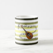Heb Mandolin ~ Will Travel ~ Musical Stripes ~ Koffiemok (Center)