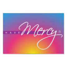 Heb Mercy werf teken 36 x 24