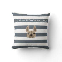 ♡ HEB MIJN FRANSE BULLDOG! DECORATIEF PILLOW