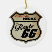 Heb mijn Kicks op Route 66 Keramisch Ornament (Voorkant)