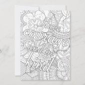 Heb moed en wees vriendelijk (Voorkant)